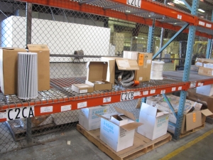 LOT TO INCLUDE: (2 BOXES) SLINGS, ROPE SPINDLE, WHEEL KIT, FILTER ELEMENTS, (3) BOXES SILICONE FOAM KITS, 144 TOTAL. LOADING & HANDLING FEE $15-4195